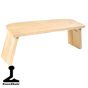 Banc de méditation chêne rouge pliable