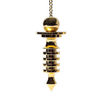 Pendule laiton doré Fleur de vie