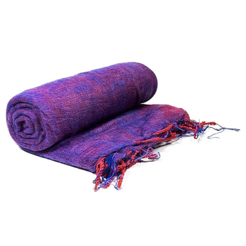 Meditation Umschlagtuch violett