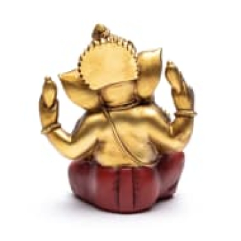 Ganesh Statue goldfarben