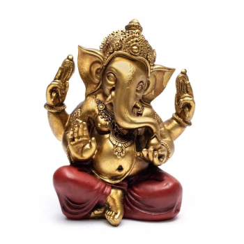 Ganesh Statue goldfarben