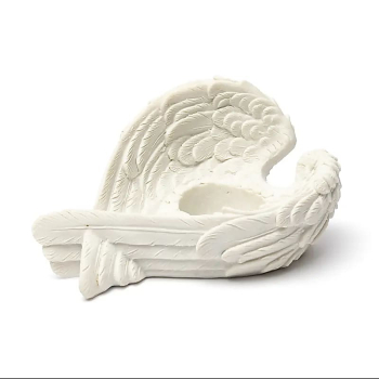 Porte-bougie ailes d'ange
