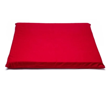 Housse tapis de méditation rouge 1er chakra 65 x 65 x 5 cm