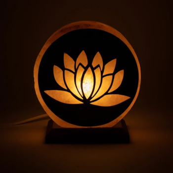 Salzlampe Lotus mit Kabel u. LED !!! NUR NOCH 1 STÜCK !!!