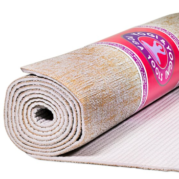 Yogi & Yogini yogamatte Jute grau 63x185x0.5