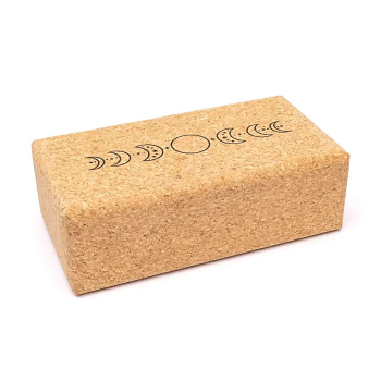 Yogablock Kork Mondphasen