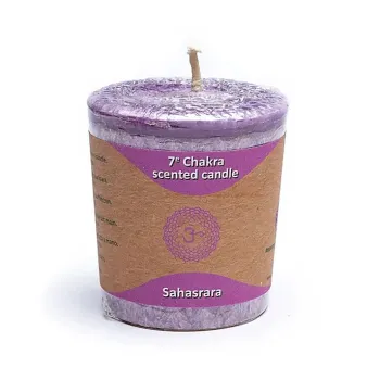 Chakra votive Duftkerze Sahasrara (Spiritualität) Chakra 7