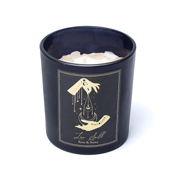 Bougie de manifestation Magie d'amour dans un verre