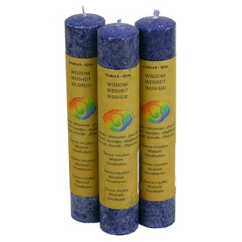 Bougie parfumée Chakra - Ajña 6. Chakra - indigo