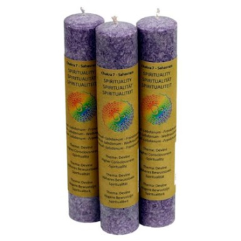 Bougie parfumée Chakra - Sahasrara 7. Chakra - violet