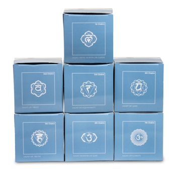 Set de 7 bougies votives archange parfumées FairTrade