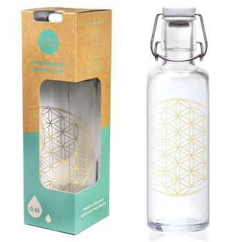 Soulbottle mit "Blume des Lebens" Design
