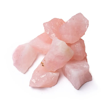 Chips de quartz rose brut