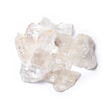 Chips de cristal de roche brut