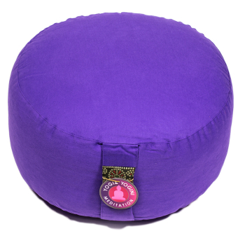 Meditationskissen extra hoch violett BIO