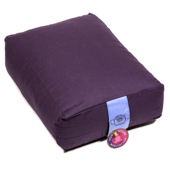 Coussin de méditation / bolster indigo 6ème chakra