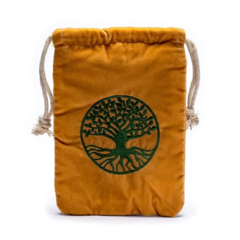 Sac en velours avec arbre de vie