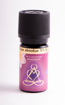 Rose absolue 5%, huile essentielle K, 5 ml