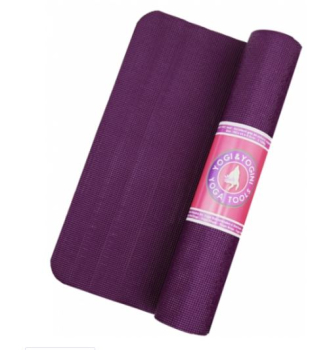 Yogi & Yogini Yogamatte - violett - "rutschfest"  0,5 cm
