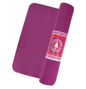 Yogi & Yogini Yogamatte 0,5 cm - aubergine - rutschfest