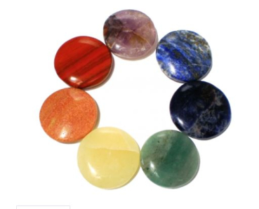 Chakra 7 Cône ensemble en pierre