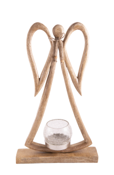 Engel der Verzauberung mit Teelichtglas