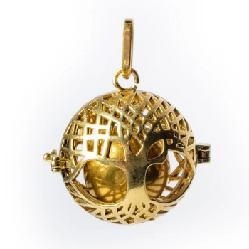 Lebensbaum Harmonie Ball goldfarben