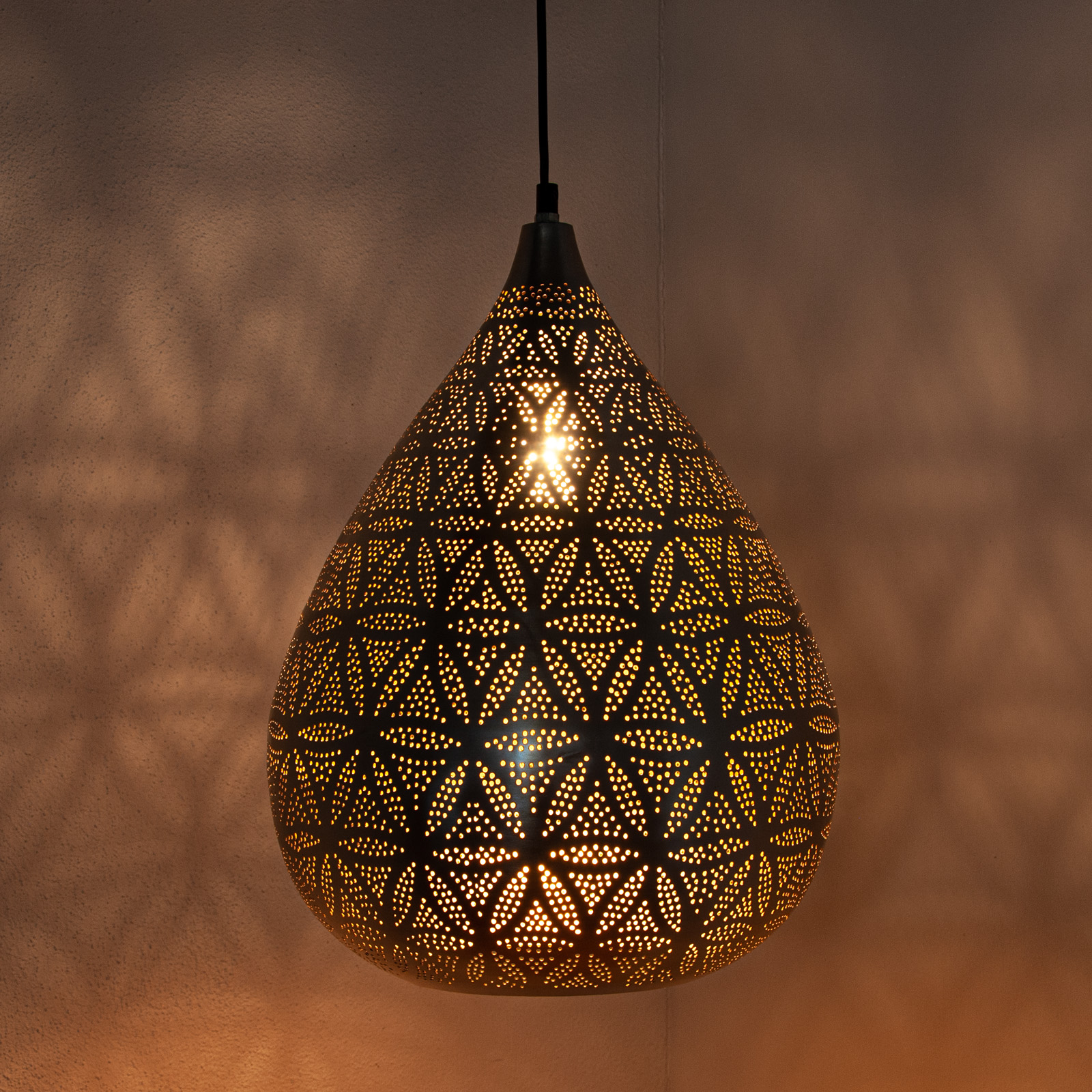 Blume des Lebens Lampe Tropfen Deckenleuchte - Triskell's Ritualshop