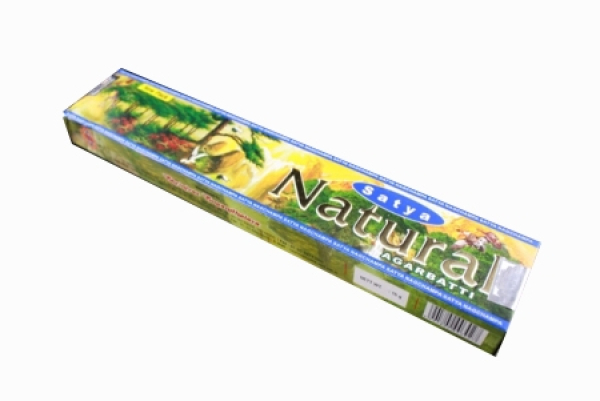 Räucherstäbchen Satya Natural (Inhalt: 15 Gramm)