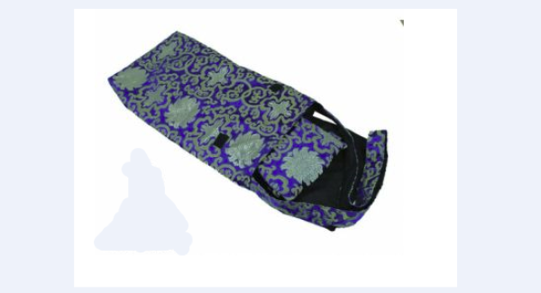 Porter bleu cas pour banc de méditation Lotus