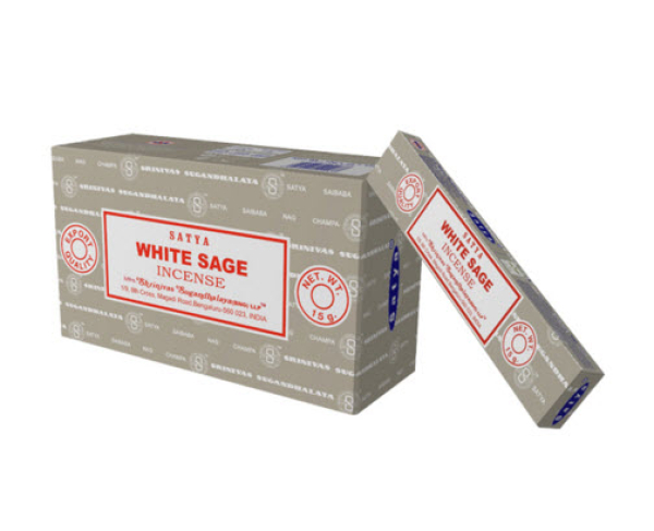 Räucherstäbchen Satya Nag Champa - White Sage (Inhalt: 15 Gramm)