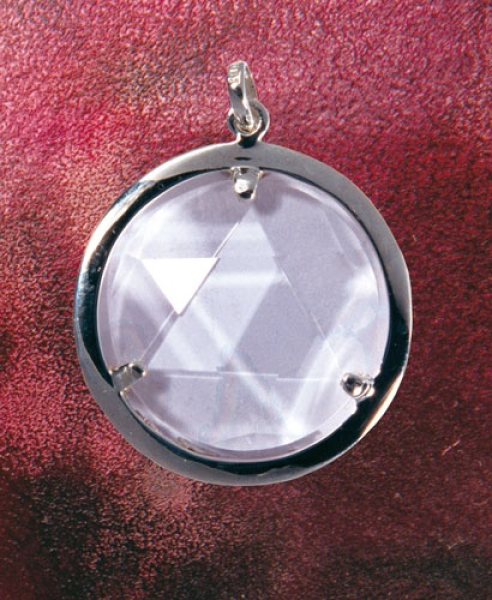 Pendentif Médaillon Cristal