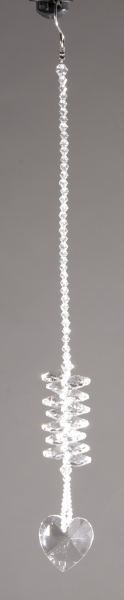 coeur de cristal clair