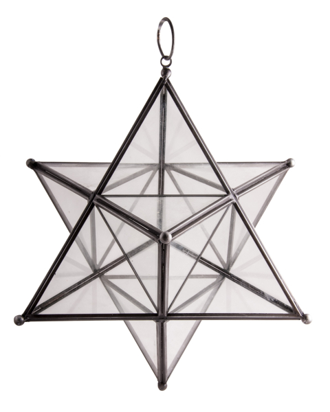 Merkaba lumière orientale avec chaîne