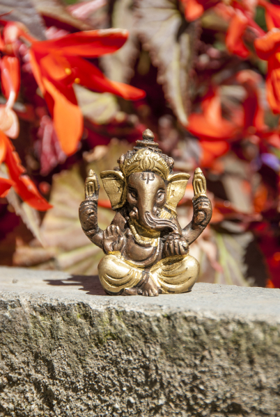 Ganesha, 5,7 cm Messing