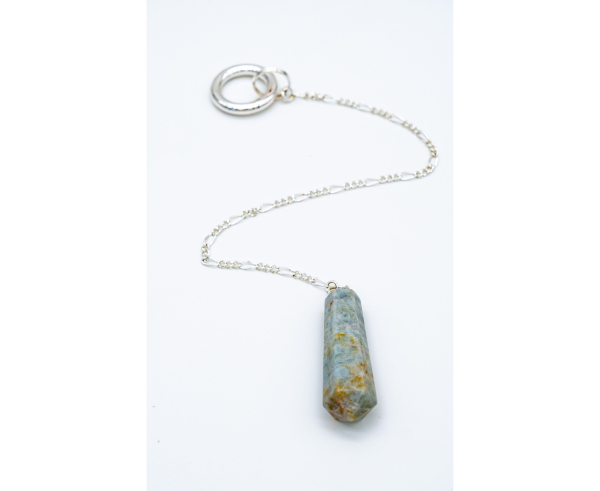 Stabpendel Sechskant Aquamarin Ø 15 x 45 / 12 g