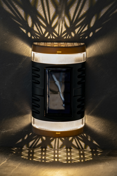 Lumière LED solaire Fleur de Vie