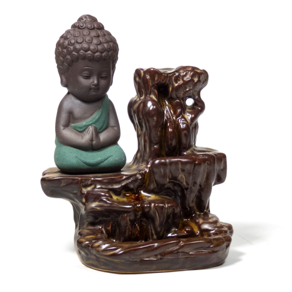 Brûle-encens cascade à reflux Little Buddha