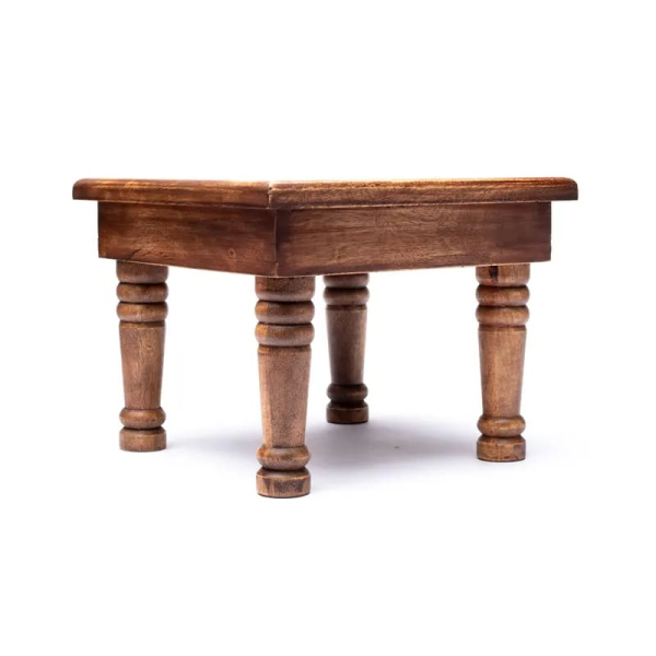 Table d'appoint en bois arbre de vie