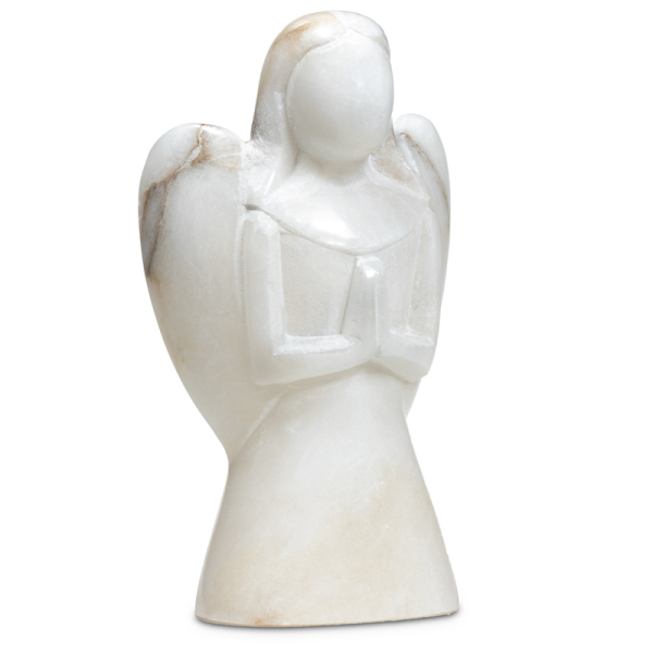 Statuette ange stéatite couleur naturelle - 12,5 cm - Kopie