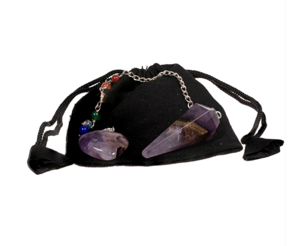 Pendentif Améthyste avec Chakrakette