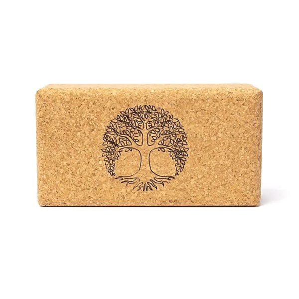 Yogablock Kork Lebensbaum