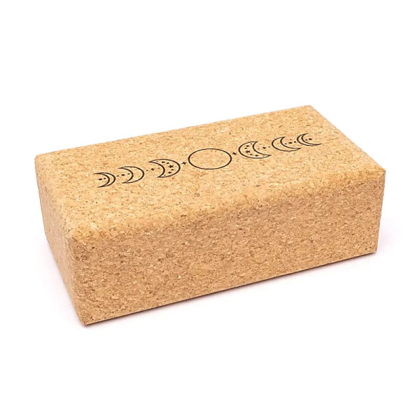 Yogablock Kork Mondphasen