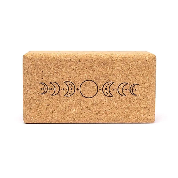 Yogablock Kork Mondphasen