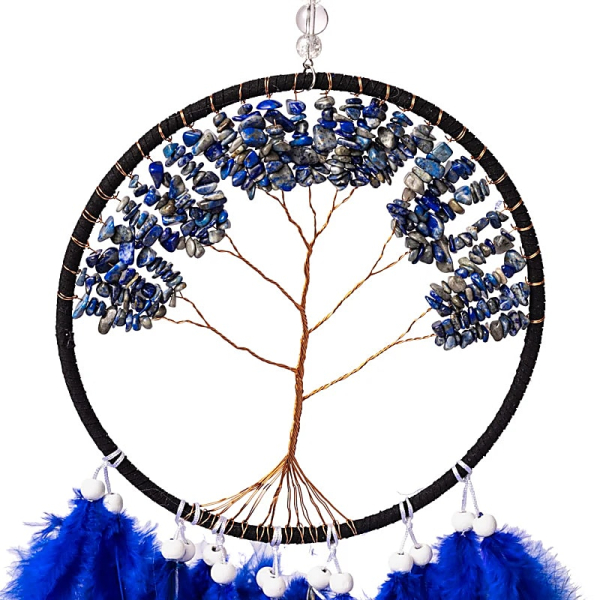 Traumfänger Lebensbaum Lapislazuli