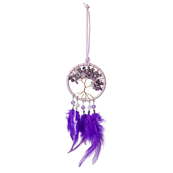 Traumfänger Lebensbaum Amethyst