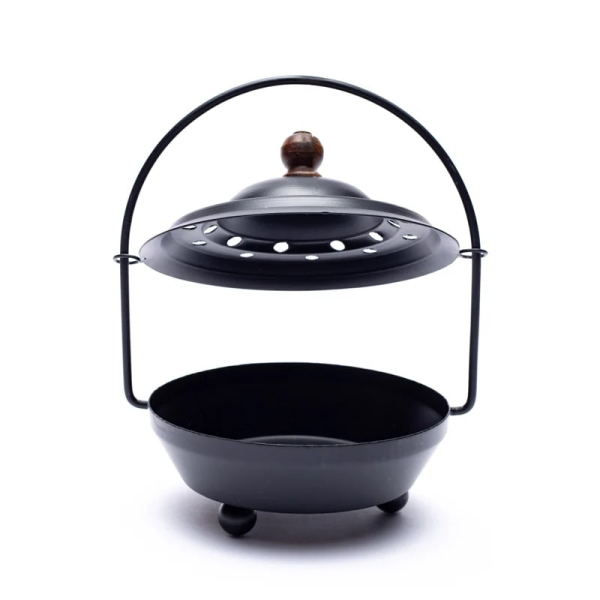 Räuchergefäß Eisen mit Schwenkgriff