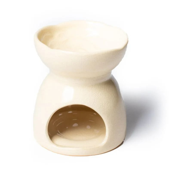 Lampe aromatique arbre de vie céramique nature