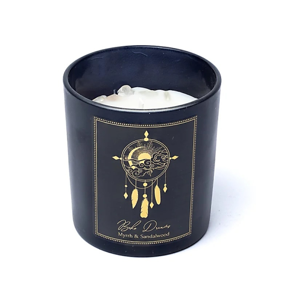 Bougie de manifestation Boho Dreams dans un verre