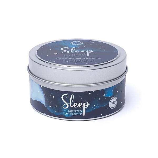 Song of India Bougie parfumée au soja dans une boîte Sleep